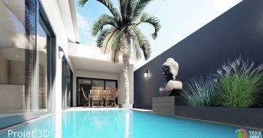 villa manhattan - villa neuve de standing + piscine à saint andré chemin lefaguyes