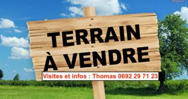 a vendre vaste terrain constructible de 1742 m2 à sainte-anne (saint-françois)