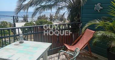 haut de villa vue mer et piscine